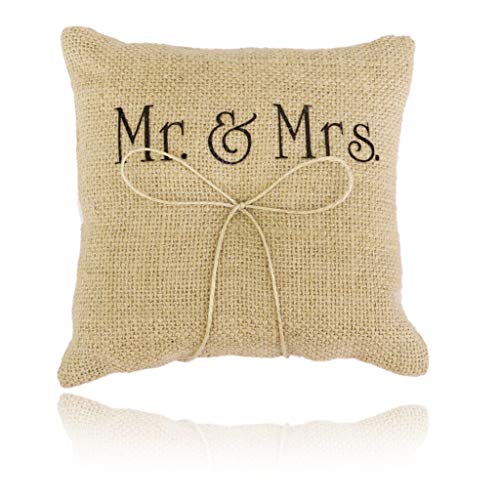 Cuscino Porta Anelli Matrimonio - Conchiglie E Perle Naturali, Stile Mediterraneo 11x11 Cm - Foto 7