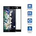 Produktbild Sony Xperia XZ Displayschutzfolie, AVIDET Hohe Qualität 3D vorgerundet PET HD Ultra-klar glasfolie Display Schutz Folie Vollschutz-mit ultra-Stärke, ultra-klare Transparenz für Sony Xperia XZ, ( Schwarz)