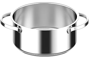 Moneta Allegro Casseruola 2m 18 cm in Acciaio Inox per tutti i Fuochi 2.4 Litri