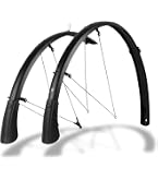 SKS EDGE AL 56 Spatbordenset – Aluminium, Matzwart – Voor Stadsfiets En Trekking – Met ESC Veiligheidssysteem – Duits Design