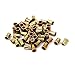 Produktbild 50PCS M6 Zink vergoldet Carbon Stahl Stift Mutter Einsatz Nutsert Bronze Ton