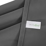 Deconovo Verdunkelungsvorhang Ösen Gardinen Schlafzimmer Ösenvorhang Blickdicht 240×135 cm Hellgrau 2er set - 5