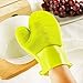 Produktbild HAOLY Isolierung gegen verbrühungen Handschuhe,Verdickte mikrowelle Backen hochtemperatur silikon Handschuhe,Geschirrspülmittel Reinigung Handschuhe-A 24x16cm(9x6inch)