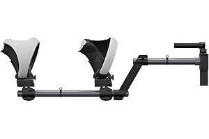 CBDYWVR VR Gunstock do Playstation VR2, kompatybilny z PSVR2 kontrolerami dla lepszej stabilności i lekkiego magnetycznego adaptera PlayStationVR2 (czarny)