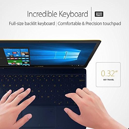 ASUS UX490UA-BE029T ZenBook Deluxe 3 14-inch Nano-Edge Display  Royal Blue  -  Intel Core i5-7200U  8 GB RAM  256 GB SSD  Windows 10  Harman Kardon Sp