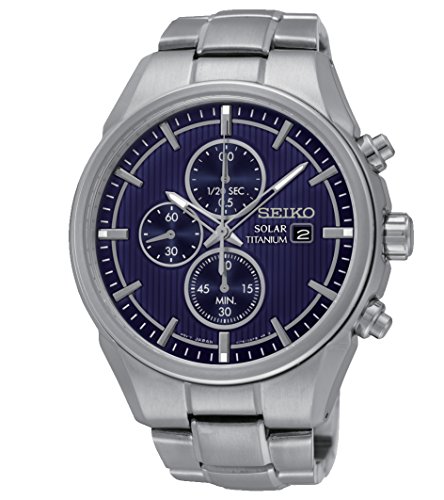 Seiko Herren-Armbanduhr Prospex Analog Quarz Titan SSC365P1 Seiko Herren-Armbanduhr Prospex Analog Quarz Titan SSC365P1