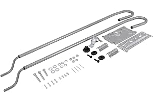 Knott Reservhjulshållare för husvagn 1 200–1 500 mm rambredd, reservhjulhållare under golvet platsbesparande av stålrör för h