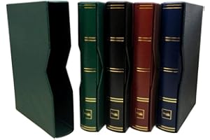 PROPHILA COLLECTION Prophila Leuchtturm Cofanetto Porta Album per francobolli classificatore 60 e 64 Pagina Verde Colori