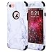 Produktbild WE LOVE CASE iPhone 7 / iPhone 8 Hülle Marmor 360-Grad All-inclusive Split Full Protection Anti-Drop iPhone 7 / iPhone 8 4,7" Hülle Schwarz Schutzhülle Handyhülle Handytasche Handycover PC Harte und Weiches Silikon Inter Case Anti-Scratch Handy Tasche Schale Schlank Backcover Bumper Fall Protective Abdeckung Bumper Schale Ultra Dünn Anti-Kratz für Apple iPhone 7 / iPhone 8 4,7"