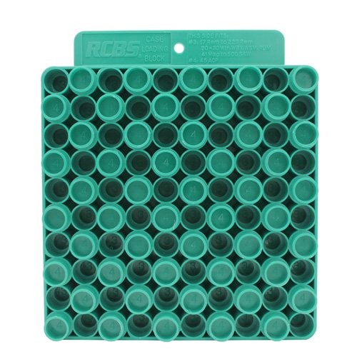 RCBS Universal Case Loading Block by Vassoio per Guaine Adulti Unisex, Verde Unico