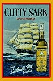  Deko 7 - Cartel de Chapa (30 x 20 cm), diseño con Texto Cutty Sark