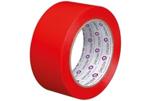 Pacplan 50mm x 33m Red Heavy Duty High Visibility Floor Hazard Lane Marking Tape Qty 1 Roll