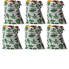Earthy Fab Eco Friendly Cotton Fridge Storage Bag for Fruits and Vegetables Multipurpose, Reusable. Set of 6
