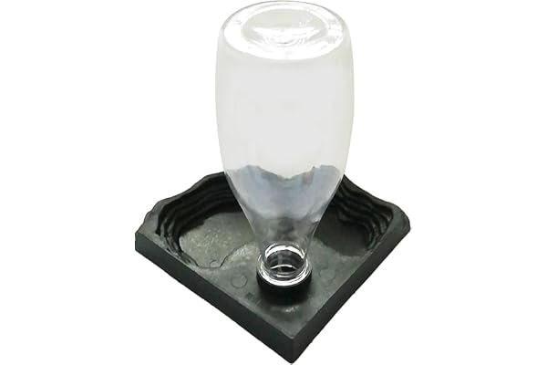 GIMOCOOL Distributeur d'eau pour Reptile, Abreuvoir Tortue, Eau Distributeur Portable avec Plat en Abreuvoir, Distributeurs Automatiques De Nourriture, Nourriture Anti Debordement Bol Accessoire