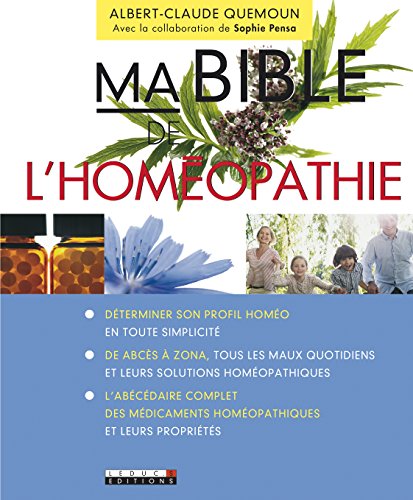 couverture de : Ma bible de l'hom&eacute;opathie