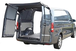 UK Custom Covers BDC510 Housse pour auvent de porte arrière de grange Noir – Pour Mercedes Vito à partir de 2014