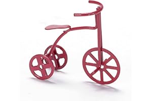 MELODY JANE DOLLS HOUSES Melody Jane Casa Muñecas Juguete Infantil Miniatura Tienda Accesorio Niños Triciclo Bicicleta Rojo 6020