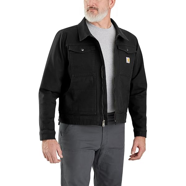 Carhartt Men's Full Swing Armstrong Jacket, Black, S : Amazon.co