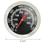 Onlyfire Edelstahl Grillthermometer bis 350°C/700°F, Thermometer für alle Holzkohlegrill, Grills, Ofen – Bild 2