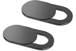 OZNEWLIFE Webcam Cover, 0.6 mm Ultra Thin Metal Slider Camera for Laptop, MacBook Pro, MacBook Air, iPad Air, Tablet, Mac, PC, Pack of 2