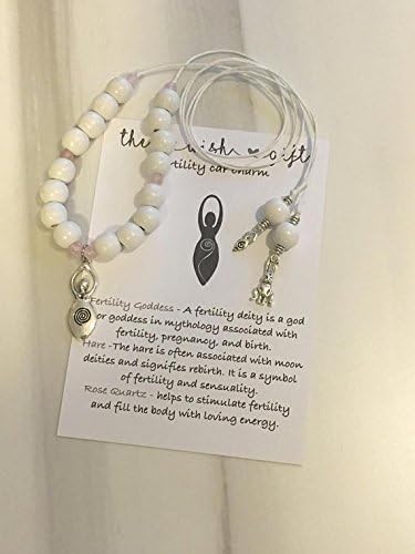 Fertility goddess car charm