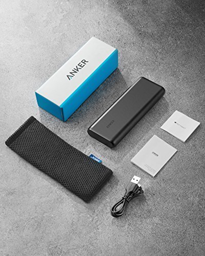 Anker PowerCore 20100-20000mAh Cargador portatil de Ultra Alta Capacidad con Potente Salida 4 8A  tecnolog  a PowerIQ para iPhone  iPad y Samsung Galaxy y m  s