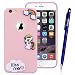 Produktbild Yokata iPhone 6 / iPhone 6s Hülle für Mädchen Soft Cute Flexible Silikon Niedlich Clear Ultra Dünn Schlank Schön Handyhülle Premium Kratzfest 3D TPU Schutzhülle für iPhone 6 / iPhone 6s (4,7 Zoll) Case Cover + 1 x Kapazitive Feder - Der Regenbogen und der elf Rosa
