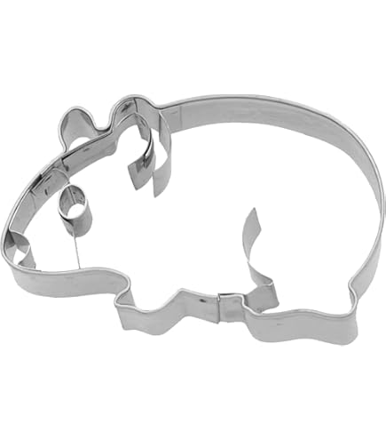 Emporte-pièce Cochon En Inox - 8x11,5cm - Pour Biscuits, Fondant, Légumes - Symbole De Chance