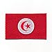 Produktbild 60 x 35 mm Tunesien Afrika Tunis Djerba Flagge Flag Aufnäher Aufbügler 1020 B