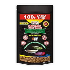 Haqqani Tropical Arowana Food Sticks (1 kg) | Arowana Fish Food 1 Kg | 1000 gm |