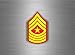 Produktbild Selbstklebend Sticker Tuning usms Grade Armee USA-Sergeant Major