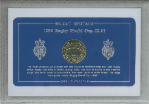 1999 Rugby Union World Cup Bimetallic Commemorative £2 Coin Collector Gift Set