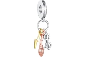 BIZK Damen Urlaub Charm Anhänger für Armband 925 Sterling Silber Charm Bead Pendant für Europäische Armbänder und Halsketten