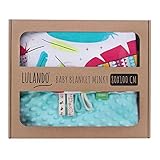 LULANDO Babydecke Kuscheldecke Krabbeldecke (80x100 cm). Super weich und flauschig. Kuschelige Lieblingsdecke für Ihr Baby.