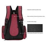 S-ZONE 16 Taschen Baby Windeltasche Wickelrucksäcke Organizer Wasserdicht Multifunktionale Oxford Stoff Reiserucksack mit Wickelauflage und Kinderwagen Riemen - 2