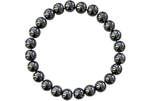 JOYASMINERALES Joyas Minerales Bracelet en Pierres Naturelles 100% Authentiques - Perles Élastiques - Confort et Élégance | Fil Coréen et Écrin à Bijou Inclus