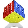 Oostifun OJIN Yongjun YJ MGC5 5x5 M Cube YJ MGC 5 5x5x5 Cube Puzzle MGC M Puzzle Cube Smooth Puzzle With One Cube Tripod(Multi Color)