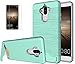 Produktbild Huawei Mate 9(2016) Hülle mit Panzerglas,ISENPENK Premium TPU+PC Ultra Slim Tough Rugged Hardcase with Built-in Kickstand Selbst Ständer und Card Schlitz 2 in 1 Stand Case,Wasserdicht Shockproof Anti Slip Stoßfest Back Cover Protection Tasche Schutzhülle für Huawei Mate 9(2016) 5.9Zoll-[grün]+Panzerglas/Schutzfolie/Schutzglas