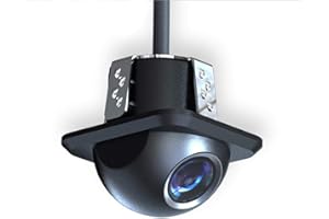 DUTTY Cámara de visión Trasera de Alta definición de Sombrero de Paja, Gran Angular de 170 °, de bajo Consumo, Imagen en Color, Adecuada para la instalación y Uso de Varios vehículos