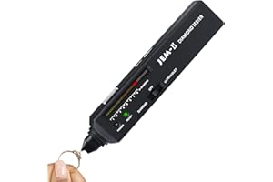 GAIN EXPRESS Diamant Tester Diamantprüfer Diamant-Teststift für Diamant, Saphir, Rubin, Kristall, Achat, Jade, Edelsteine, Diamant Selektor hohe Genauigkeit, elektronischer Schmuck