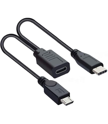 Câble Adaptateur OTG USB-C Vers USB-A Pour Xiaomi Redmi 12C - Longueur 20 Cm, Nylon Tressé - Transfert De Données Jusqu'à 5 Gbit/s