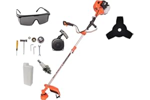 DÜSSELDORF Desbrozadora Profesional de Gasolina NK de 65 CC, 3,0 CV, Multiherramienta 2en1, con Correa para el Hombro, Sistema Antivibratorio, Recortadora Multifunción Motor de Gasolina de 2 Tiempos