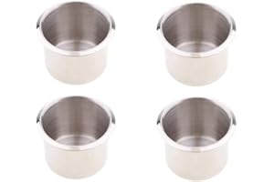 POFET Uniwersalny uchwyt na kubek na łódź morską, 68 x 55 mm ze stali nierdzewnej uchwyt na kubek do picia na stół pokerowy, kanapę