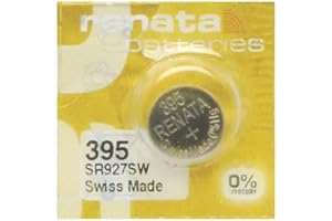 BEST PRICE SQUARE Pile Montre Renata MP-E 395 SR927SW, 60% Plus puissante, 1 Pile