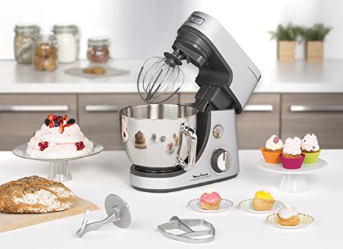 Moulinex qa610d Küchenmaschine Masterchef Gourmet Plus mit 8 Geschwindigkeiten und 3 Funktionen - 8