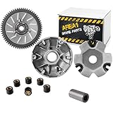 precio kymco vitality 50 segunda mano Variomatik Komplett-Set para 50 ccm 4 tiempos GY6 motores en Erstausrüsterqulität compuesto por un variador, Keilriemenscheibe, ventilador, Gleitstücken, Vario, Sternscheibe y 6,5 g Variomatikgewichten en las dimensiones 16 x 13 mm entregados. El variador ofrecido también se ajusta a pocos modelos de 2 tiempos, por lo tanto, por favor, compruebe el nombre del artículo.