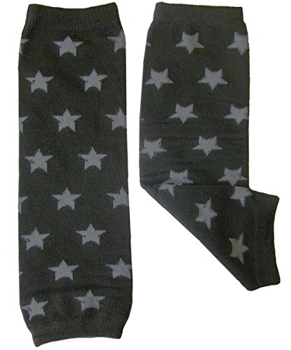 Leg warmers by Dotty Fish Black Star design - One Size Girls and Boys