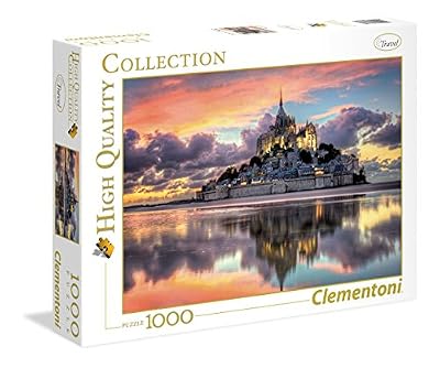 Clementoni - 39367 - Puzzle - High Quality Collection - le Magnifique Mont Saint - Mi - 1000 Pièces