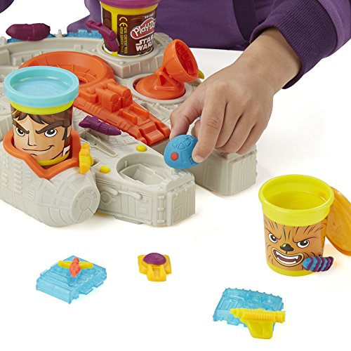 Imagen 9 de Play-Doh Playset Millenium Falcon con diseño Star Wars (Hasbro B0002)