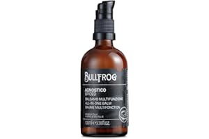 Bullfrog - Agnostico Spiced Balsamo Multifunzione Barba e Capelli, Crema Balsamo con Anice, Pepe Rosa e Zenzero, Nutre, Idrata, Calma la Pelle, Protegge dalle Irritazioni,100 ml